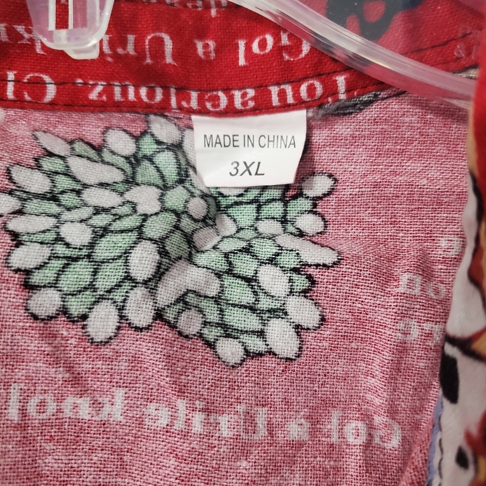 Griswold Family Christmas National Lampoons Button Down Short Sleeve Shirt 3XL - Picture 4 of 15